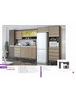 COZINHA MODULADA CONFORT COMPLETA