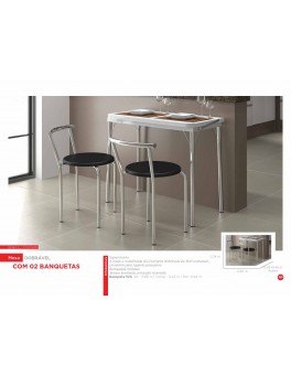 MESA DOBRAVEL COM 02 BANQUETAS 249